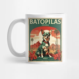 Batopilas Chihuahua Mexico Sunset Tourism Travel Vintage Poster Mug